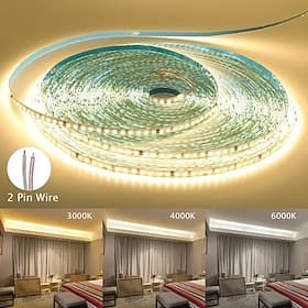 AC220V-240V LED-Streifen, kein Treiber erforderlich, IP65, wasserdicht, 3000 K, 4000 K, 6000 K, 2835, 120 LEDs/m, flexibles Band, Seil, Bandlicht