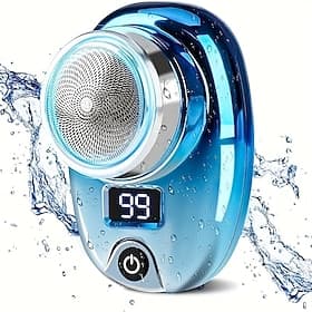 Mini-Rasierer, tragbarer Elektrorasierer, 2023 neuer, verbesserter Taschenrasierer, USB-Mini-Rasierer, wiederaufladbarer, wasserdichter, kompakter Elektrorasie
