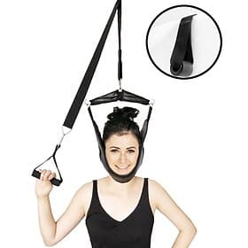 Cervical Traction Belt - Neck Stretching Fixator for Home Use, Convenient Door Hanging for Neck Pain Relief Valentine's Day Gift