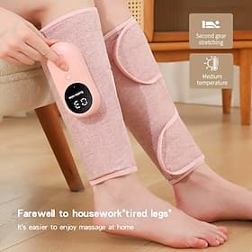 Electric Leg Massager Cordless Air Pressure Massager Rechargeable Calf Airbag Massage Holiday Valentine's Day Gift For Parents Male Female Calf Vibration Muscl