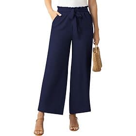 Women's Wide Leg Lounge Pants with Pockets