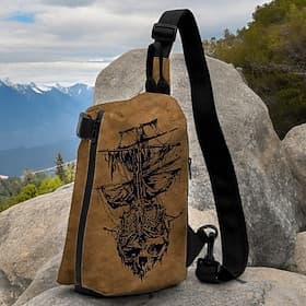 Herren Umhängetasche Schultertasche Brusttasche Polyester Outdoor Täglich Festtage Reißverschluss Bedruckt Hohe Kapazität Leichtgewichtig Multi-Carry Ruder Seg