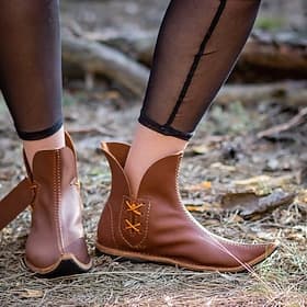 Vintage Medieval Renaissance Shoes Boots Flat Jazz Boots Fairy Ranger Elven Fancy Dress Men's Women's Celtic Pirate Fantasy Halloween Carnival Masquerade Casua