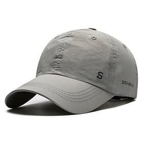 Herren Cap Basecap Sonnenhut Kappe Schwarz Marineblau Chinlon Modisch Brautkleider schlicht Strasse Täglich Buchstabe Einstellbar Sonnenschutz Atmungsaktiv