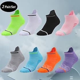 Unisex-Socken Kompressionssocken Fahrradsocken Sportsocken Sportsocken Camping/Wandern Outdoor-Übungen Radfahren/Fahrrad Warm Rutschfest Dehnbar 2 Paar