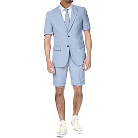 Men's Linen Suits Beach Wedding Beach Black Dark Navy Summer Suit Notch Notch Lapel Solid Colored Tailored Fit 2 Piece Single Breasted Two-buttons