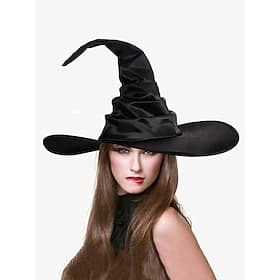 chapeau de sorcière d'Halloween avec décoration d'araignée - chapeau pointu noir pour cosplay, fêtes costumées et événements d'Halloween
