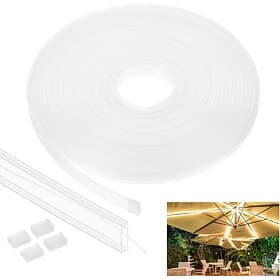 1 set 500-1000 cm 5630 SMD SMD 5050 COB 5-24 V DHZ Strip licht accessoire Silicagel Accessoires Transparant voor RGB LED-lichtslinger voor LED-stripverlichting