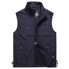 Per uomo Gilet da escursionismo Cappotto invernale Gilet in pile da escursionismo Primavera Autunno All'aperto Confortevole Traspirante Gilet Caccia Pesca Arra