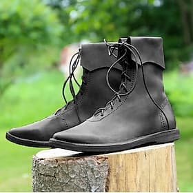 Mittelalterlich Renaissance Schuhe Kostüm Herren Unisex Keltisch Seeräuber Fantasie Halloween Karneval Maskerade Party / Abend LARP Renaissance-Messe Erwachsen