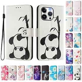 Handy Hülle Handyhüllen Für iPhone 17 Pro Max 17 Air 16 15 14 Pro Max Plus 13 12 11 Pro Max Mini Brieftaschenhülle Mit Ständer Magnetisch Vollschutz Retro TPU