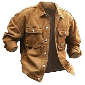 Homme Veste légère Chemise Veste Veste décontractée Veste travail Formel Intérieur Poche Printemps Automne Hiver Couleur unie Rétro Vintage Mode Col rabattu No