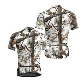 Herren Radtrikot Grafik Kurzarm Fahhrad T-Shirt Trikot mit 3 Gesäßtaschen Mountainbike MTB Schnelltrocknend Anatomisches Design Feuchtigkeitsableitend Atmungsa