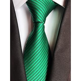 cravate en satin rayé pour homme, une variété de couleurs pour répondre à différents besoins de correspondance, adaptée aux affaires, aux mariages et aux événe