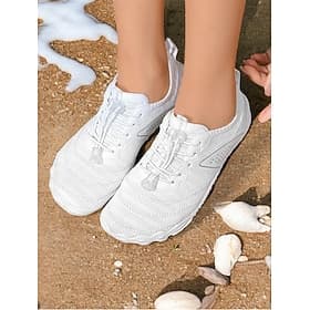 Women's Barefoot Water Shoes – Quick-Dry, Breathable Mesh Wide Fit Sneakers with Non-Slip Sole for Beach, Swimming, Surfing Outdoor Water Sports