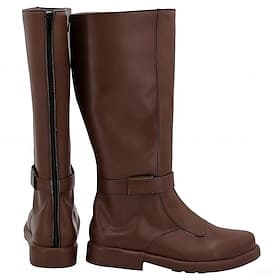 Medieval Renaissance Shoes Boots Knee High Boots Pirate Viking Crusader Fancy Dress Men's Unisex Celtic Pirate Halloween Masquerade Party Evening LARP Ren Fai