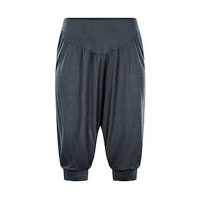Damen Yogahose Haremshose Pumphose Leicht Hohe Taille Fitnessstudio Pilates Zumba Unterteile Einfarbig Schwarz Weiß Burgund Modal Herbst Sport Sportkleidung Mi