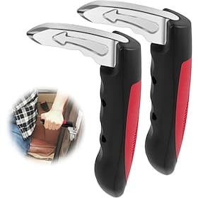 Poignée auxiliaire de porte de voiture multifonctionnelle 1 pièce/2 pièces, conception ergonomique avec poignée antidérapante pour personnes âgées et handicapé