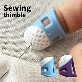 4 Stück Nähfingerhüte, Silikon-Fingerschutz für Handnähen, Sticken, Kreuzstich und DIY-Handarbeiten, rutschfeste Fingerhut-Fingerabdeckungen, Nähwerkzeuge