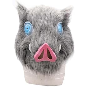 Accessoires Masque Inspiré par Cochon Inosuke Hashibira Manga Accessoires de Cosplay Polyester Homme Femmes Costumes d'Halloween