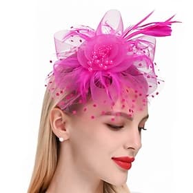 Coiffe Plumes Chapelet Mariage Anniversaire Élégant ancien Avec Strass Casque Couvre-chef