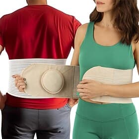 Hernia Belt for Men or Women Belly Binder Abdominal Binder Post Surgery Tummy Tuck Hysterectomy Umbilical Hernia Belt