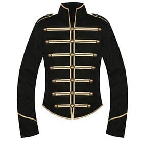 Retro / vintage Rokoko Jakke Maskerade Sirkusjakke Lange Ermer Prins Aristokrat Kostyme Herre Karneval Maskerade Fest Voksne Frakk Høst vinter
