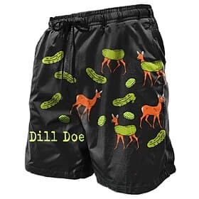 Homme cornichon Argot drôle Cerf Maillots de bain Shorts de bain Shorts de Surf Taille Moyenne Drôle Occasionnel Vacances à la Plage Poches Latérales doublure