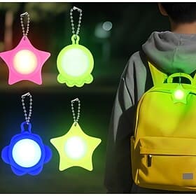 Collar luminoso LED recargable para mascotas, con ciclo colorido, de silicona, con 6 horas de duración y brillo de seguridad nocturna.