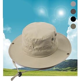 Chapeau de soleil Chapeau de pêche Chapeau de randonnée Chapeau Portable Protection Solaire UV Écran solaire Été Printemps Automne Large bord Homme Femmes Camp