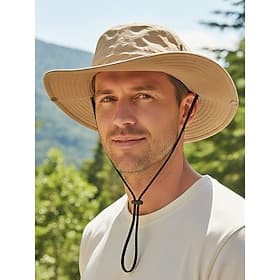 Chapeau d'extérieur pour homme en polyester à séchage rapide – plusieurs couleurs – idéal pour les activités de plein air et le quotidien