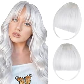 Frangia Liscio Capelli Sintetici Per donna