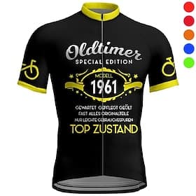 21grams maillot cycliste homme manches courtes haut de vélo avec 3 poches arrière vtt vtt vélo de route cyclisme respirant évacuant l'humidité bandes réfléchis