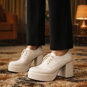 Retro Vintage 1970s Disco Shoes Boots Disco Fancy Dress Men's Halloween Carnival Casual Retro Theme Party Adults Adults' Shoes