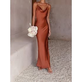 Per donna Abito Midi Vestito da Festa Abito da Cocktail Tubino Abito Sottoveste Elegante Moda Moderno Festa serale Feste Occasione speciale Vestibilità regolar