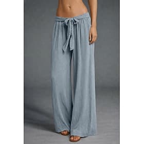 Per donna Taglia EU / US Gamba larga Pantaloni Palazzo Vacanza Essenziale Casual Quotidiano Lunghezza intera Vita Alta Semplice Tinta unita Boot Leg Comodità C