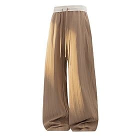 Herren Hose Freizeithose Baggy-Hosen Jacquard Kordelzug Tasche Einfach Komfort Weich Lässig Täglich Outdoor Urlaub Mode Schwarz Purpur Unelastisch