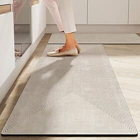 Absorbent Oil-Resistant Non-Slip Kitchen Runner Rug Easy-to-Clean Washable Diatomaceous Earth Mat for Home Use