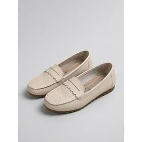 Women's Almond Comfortable Loafers – Soft Slip-On Driving Flats with Cushioned Insole for Casual Walking, All-day Comfort Travel
