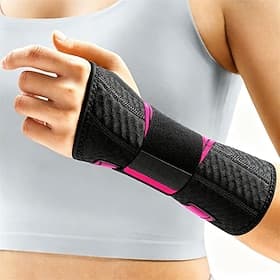 Wrist Brace for Carpal Tunnel Relief - Adjustable Wrist Support Splint for Tendonitis, Arthritis Pain Sprains - Breathable Support for Day Night