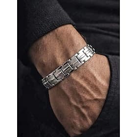 Men's Magnetic Alloy Bracelet,Vintage Copper Link Chain Bracelet for Men,Adjustable Wellness,Fashion Jewelry Gift for Husband Dad,Business,Casual,Multiple Colo