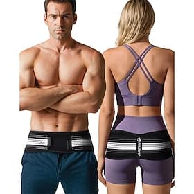 SI Belt for Men and Women – Sacroiliac Pelvic Support for Lower Back, Hip, and Sciatica Pain Relief – Adjustable Lumbar Brace for Pelvic Stability, Widened Des