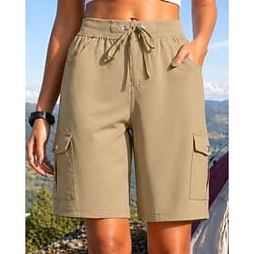 Femmes Short d'extérieur Shorts Cargo Shorts de randonnée Short Cambat Été Printemps Automne Extérieur Coupe régulière Imperméable Séchage Rapide Léger Respira