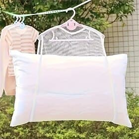 Multi-Functional Hanging Drying Net Bag For Pillows, Plush Toys, Sweaters And Irregular Items, Breathable Mesh Storage Organizer For Laundry And Air Drying, Sp