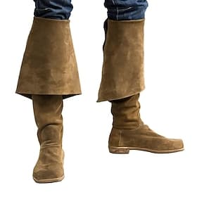 Retro Vintage Medieval Renaissance Shoes Flat Jazz Boots Pirate Knight Ritter Viking Crusader Fancy Dress Men's Women's Unisex Pirate Masquerade Event / Party