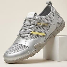 Men's Lightweight Mesh Walking Shoes, Breathable Lace-Up Casual Sneakers, Soft Non-Slip Sole for Daily Wear, Travel, Outdoor Walking