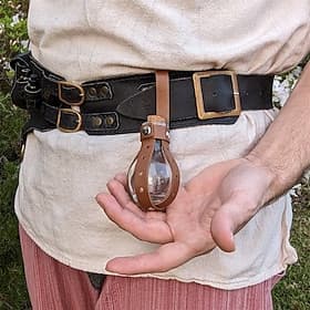 Retro Vintage Medieval Renaissance Potion Bottle Holster Witch Wizard Fancy Dress Unisex Fantasy Halloween Carnival Masquerade Renaissance Fair LARP Adults' Po
