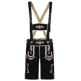 Oktoberfest Bundhosen Shorts Lederhosen Au-dessus du genou Broderie Allemand Alpin Patrimoine Prairies Homme Carnaval Fête de la Bière Tissu de style tradition