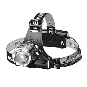 Lampe frontale LED rechargeable, étanche et dotée d'un port USB, d'un détecteur de mouvement, de 3 modes d'éclairage, d'un phare zoom haute luminosité et d'une