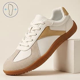 Homme ancien Occasionnel Quotidien Cuir PU Maille Support d'arche Confortable Antidérapant A enfiler Beige / Blanc Noir Blanche Été Printemps Automne